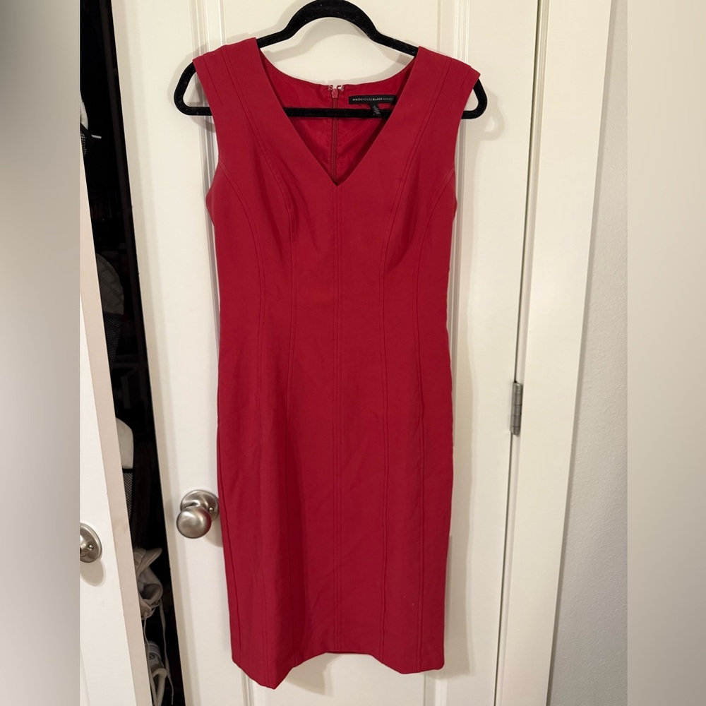 Elegant v neck sheath dress